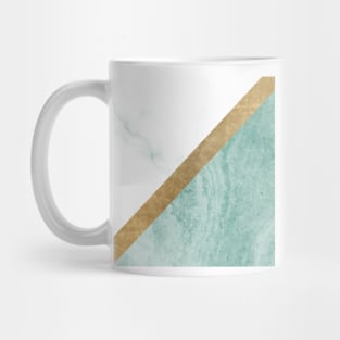 Marble luxe - jade teal Mug